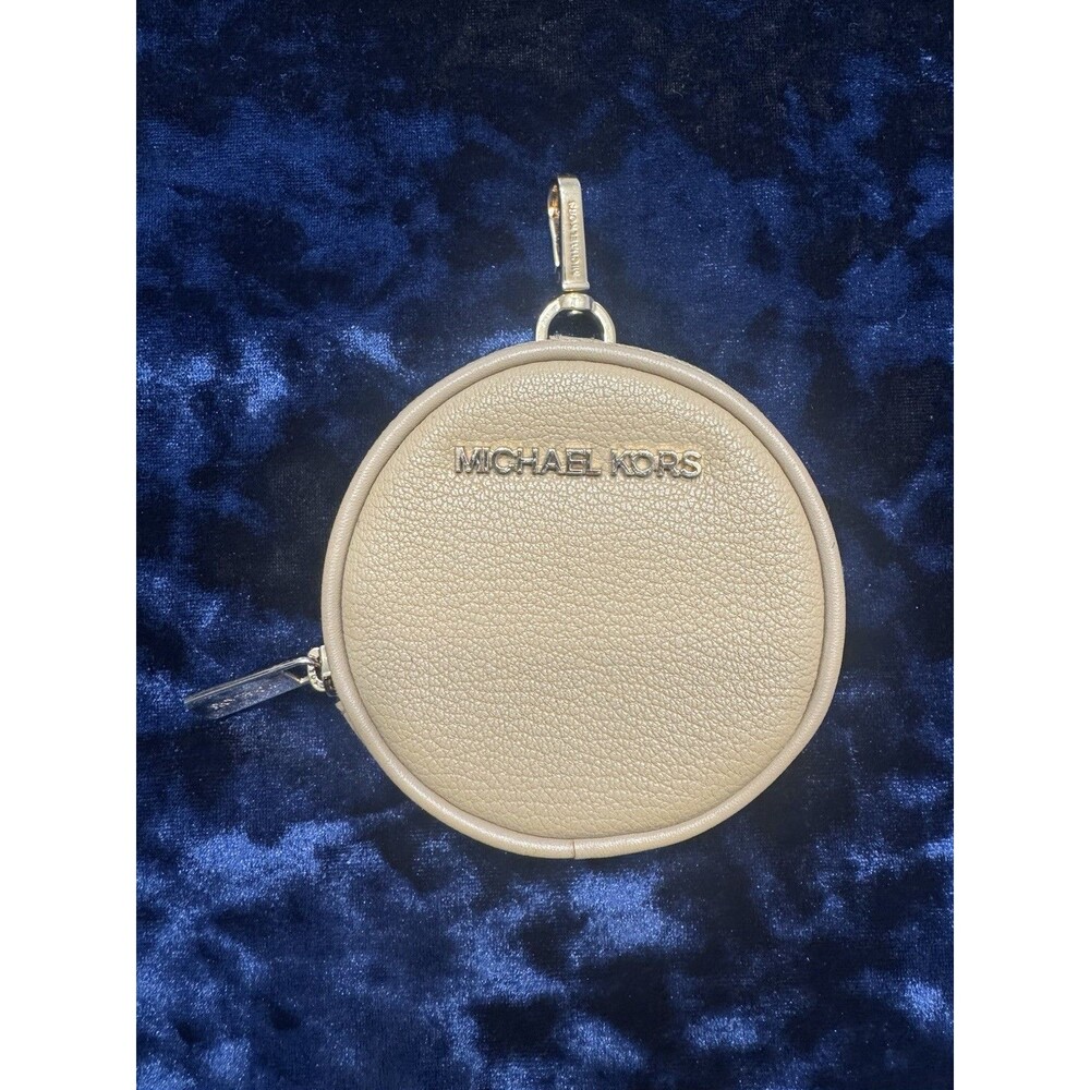 Michael Kors Round Keychain Coin Purse Nude Color